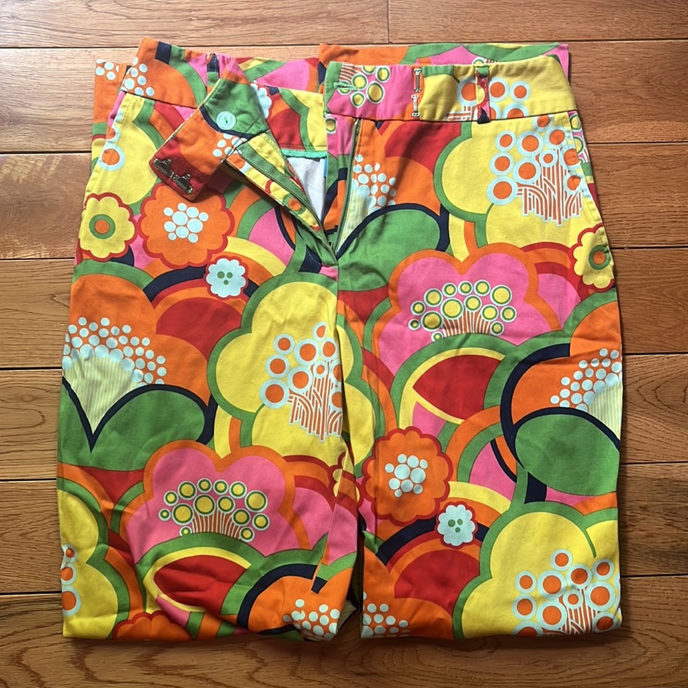 Hippie groovy patterned pants